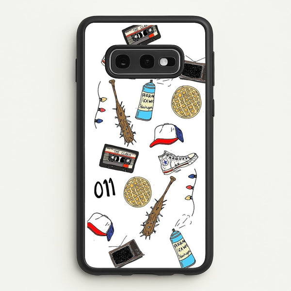 Stranger Drawings - Stranger Things Phone Case for Galaxy S10e