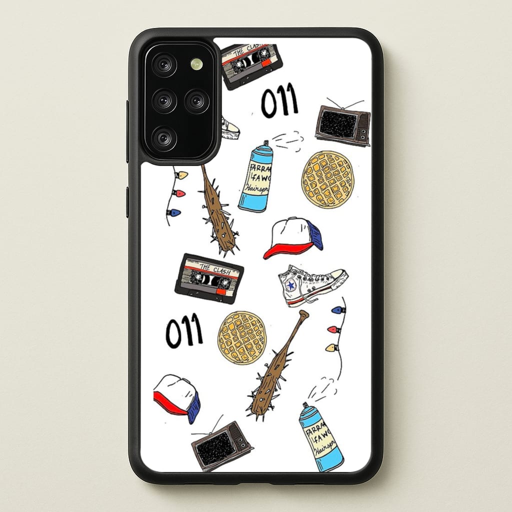 Stranger Drawings - Stranger Things Phone Case for Galaxy S20 Plus