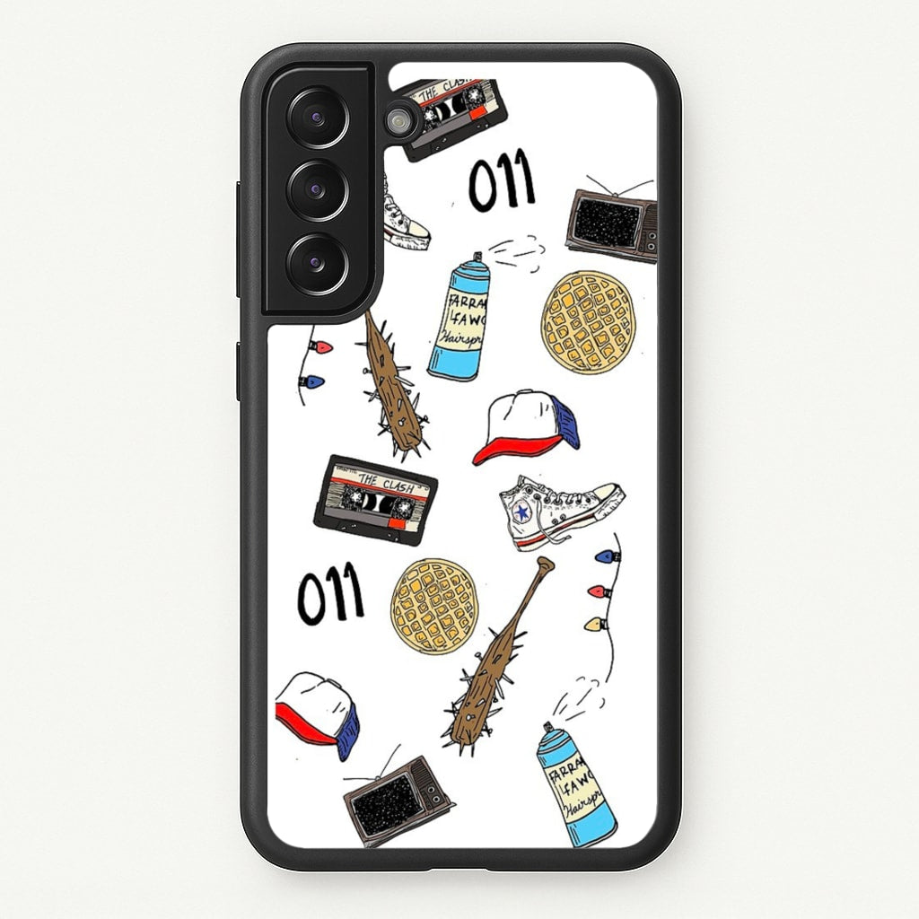 Stranger Drawings - Stranger Things Phone Case for Galaxy S22