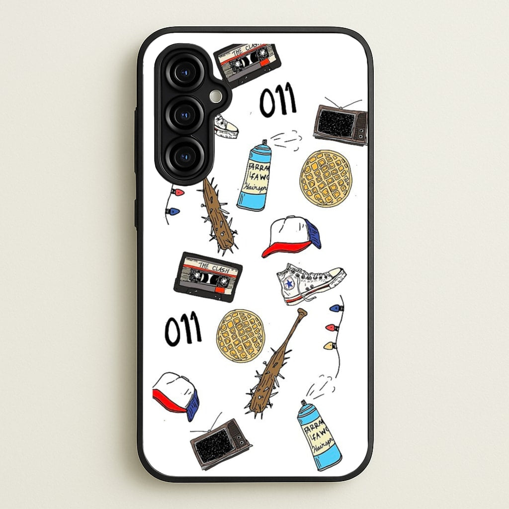 Stranger Drawings - Stranger Things Phone Case for Galaxy A54