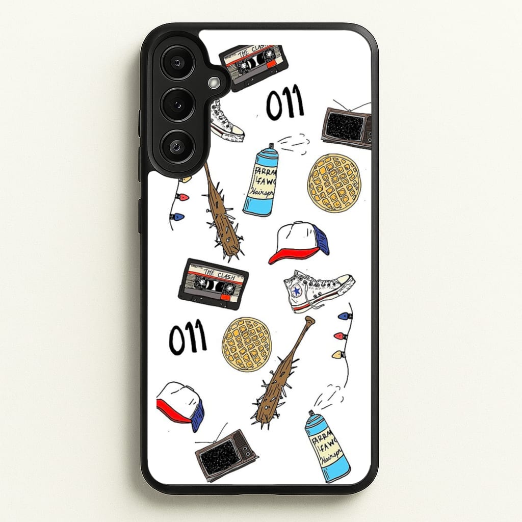Stranger Drawings - Stranger Things Phone Case for Galaxy A36