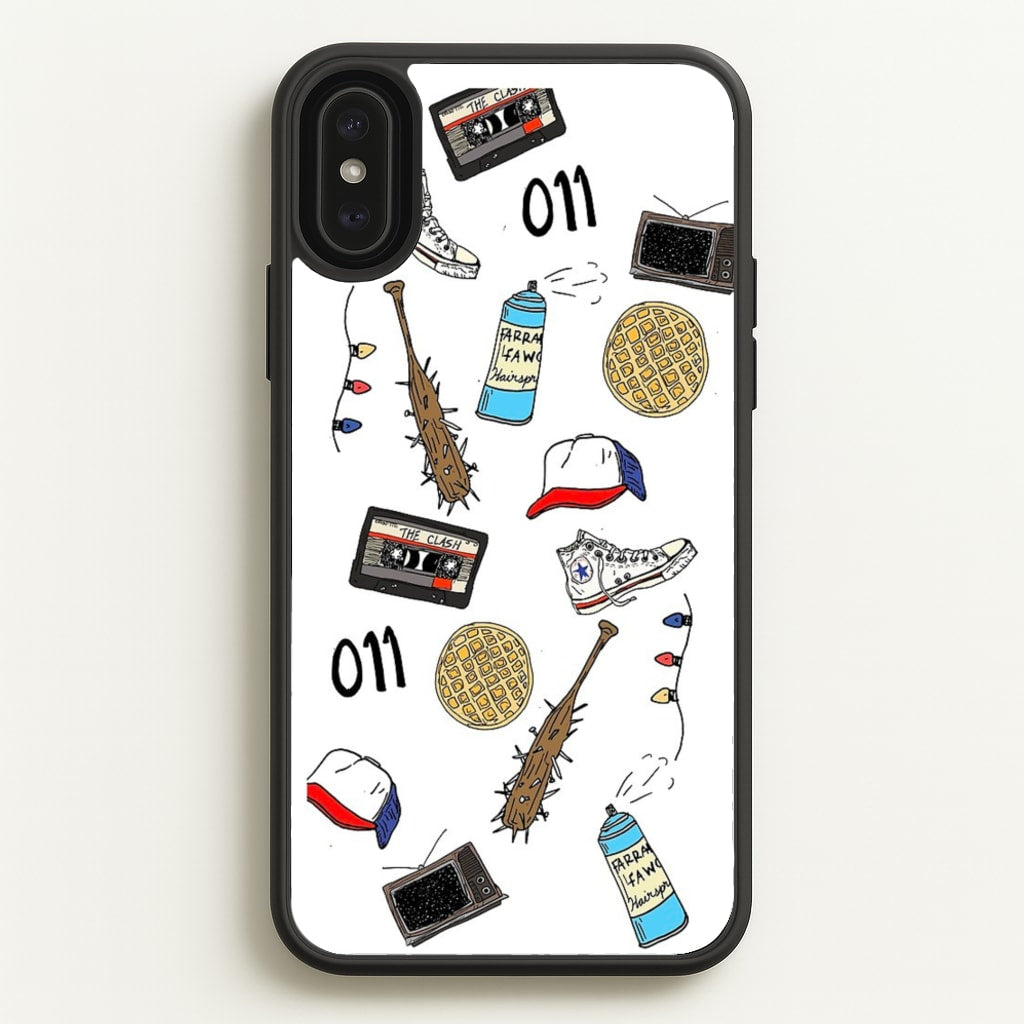 Stranger Drawings - Stranger Things Phone Case for iPhone XS Max