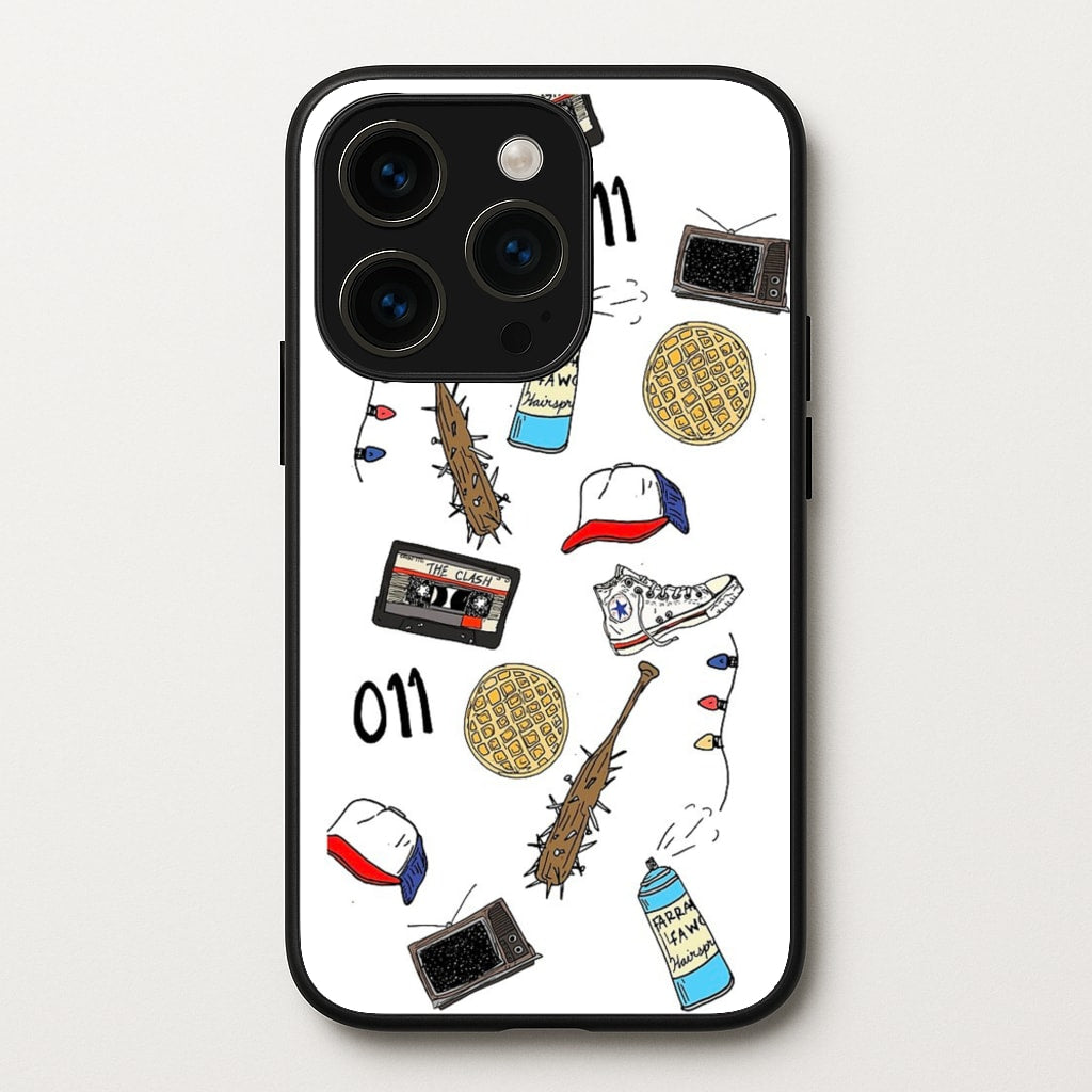 Stranger Drawings - Stranger Things Phone Case for iPhone 15 Pro