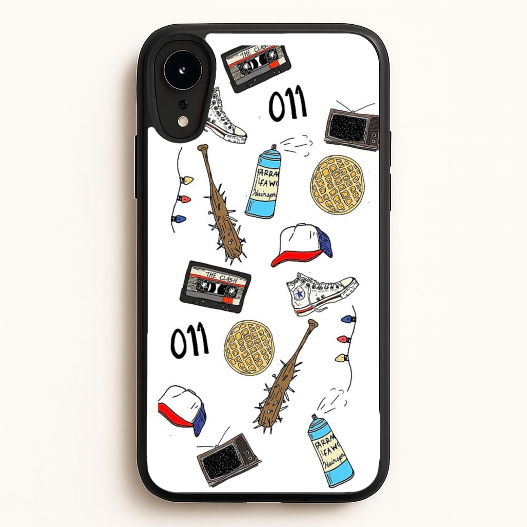 Stranger Drawings - Stranger Things Phone Case for iPhone XR