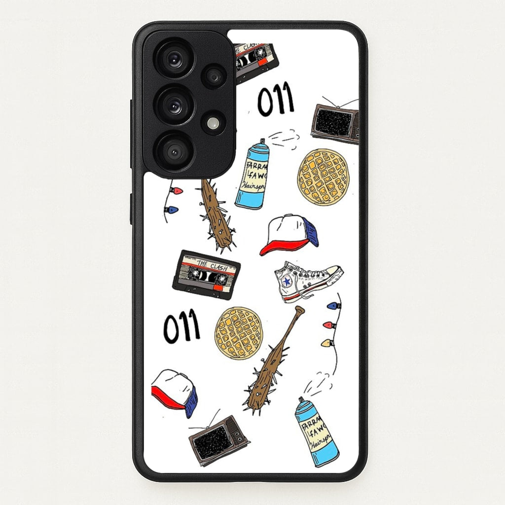 Stranger Drawings - Stranger Things Phone Case for Galaxy A53