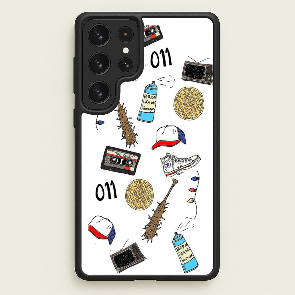 Stranger Drawings - Stranger Things Phone Case for Galaxy S23 Ultra
