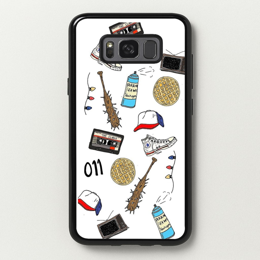 Stranger Drawings - Stranger Things Phone Case for Galaxy S8 Plus