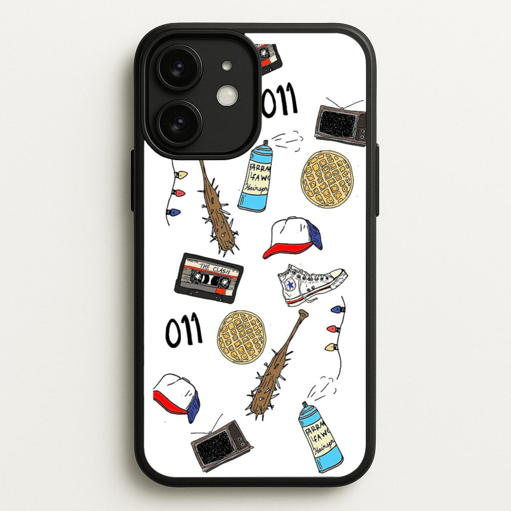 Stranger Drawings - Stranger Things Phone Case for iPhone 11