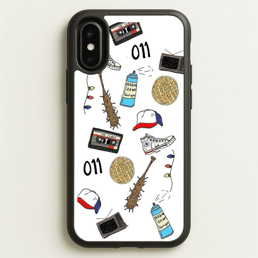 Stranger Drawings - Stranger Things Phone Case for iPhone X / XS