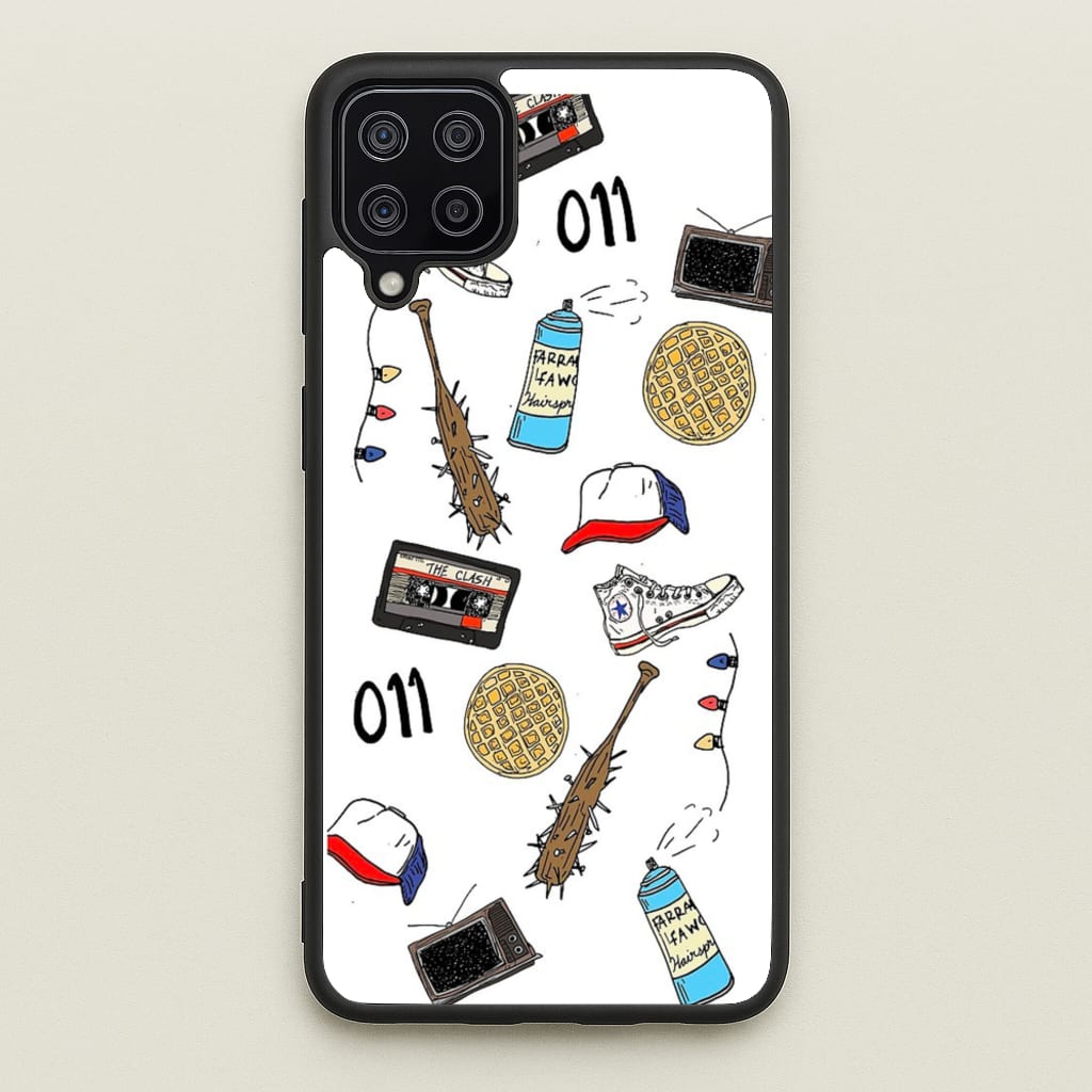 Stranger Drawings - Stranger Things Phone Case for Galaxy A12