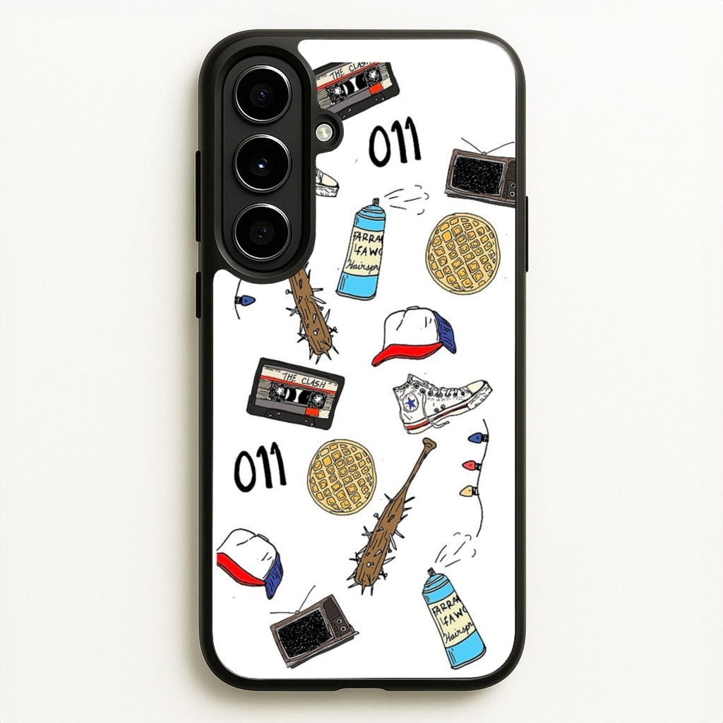 Stranger Drawings - Stranger Things Phone Case for Galaxy A56