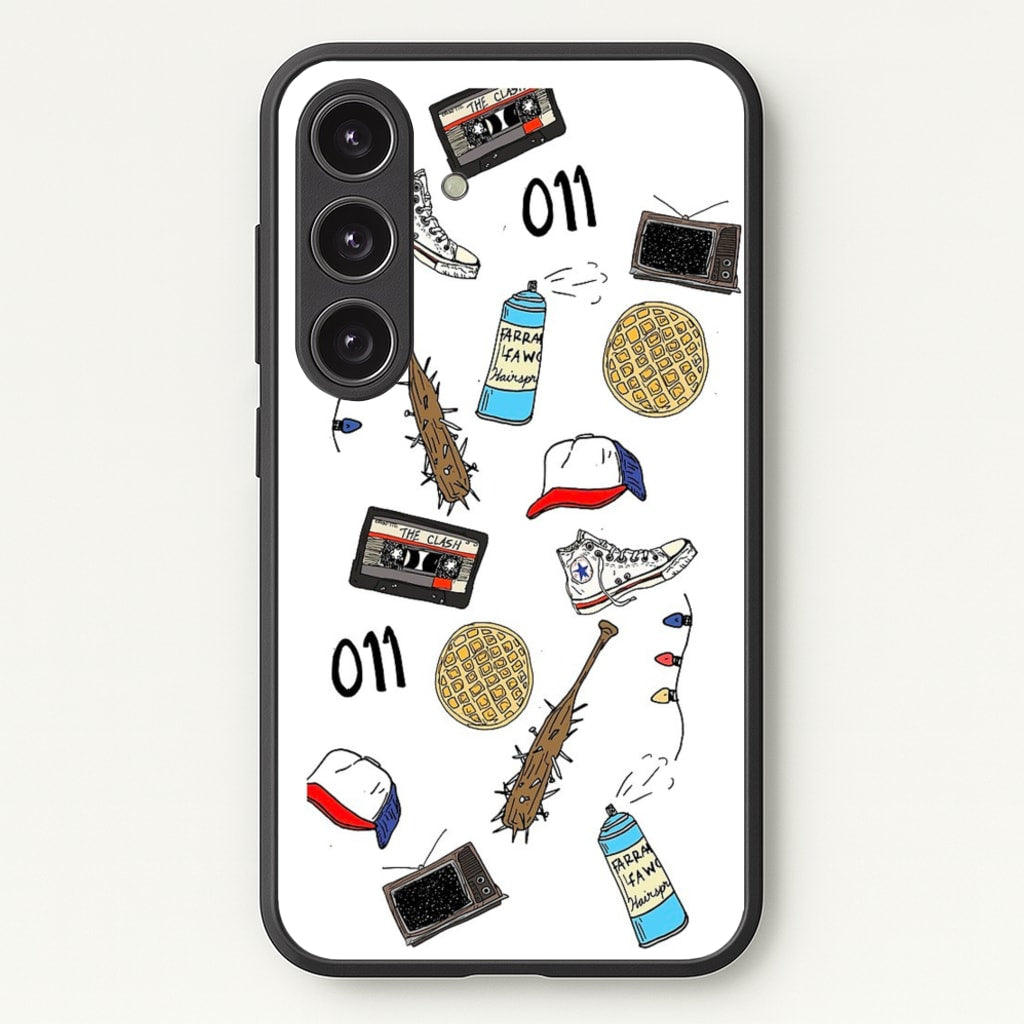 Stranger Drawings - Stranger Things Phone Case for Galaxy S24