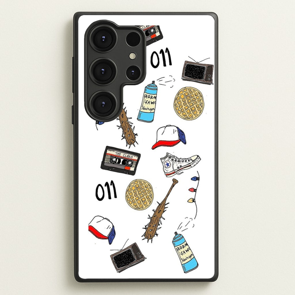 Stranger Drawings - Stranger Things Phone Case for Galaxy S25 Ultra