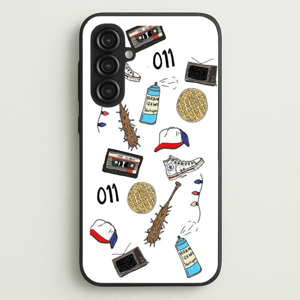 Stranger Drawings - Stranger Things Phone Case for Galaxy S23FE