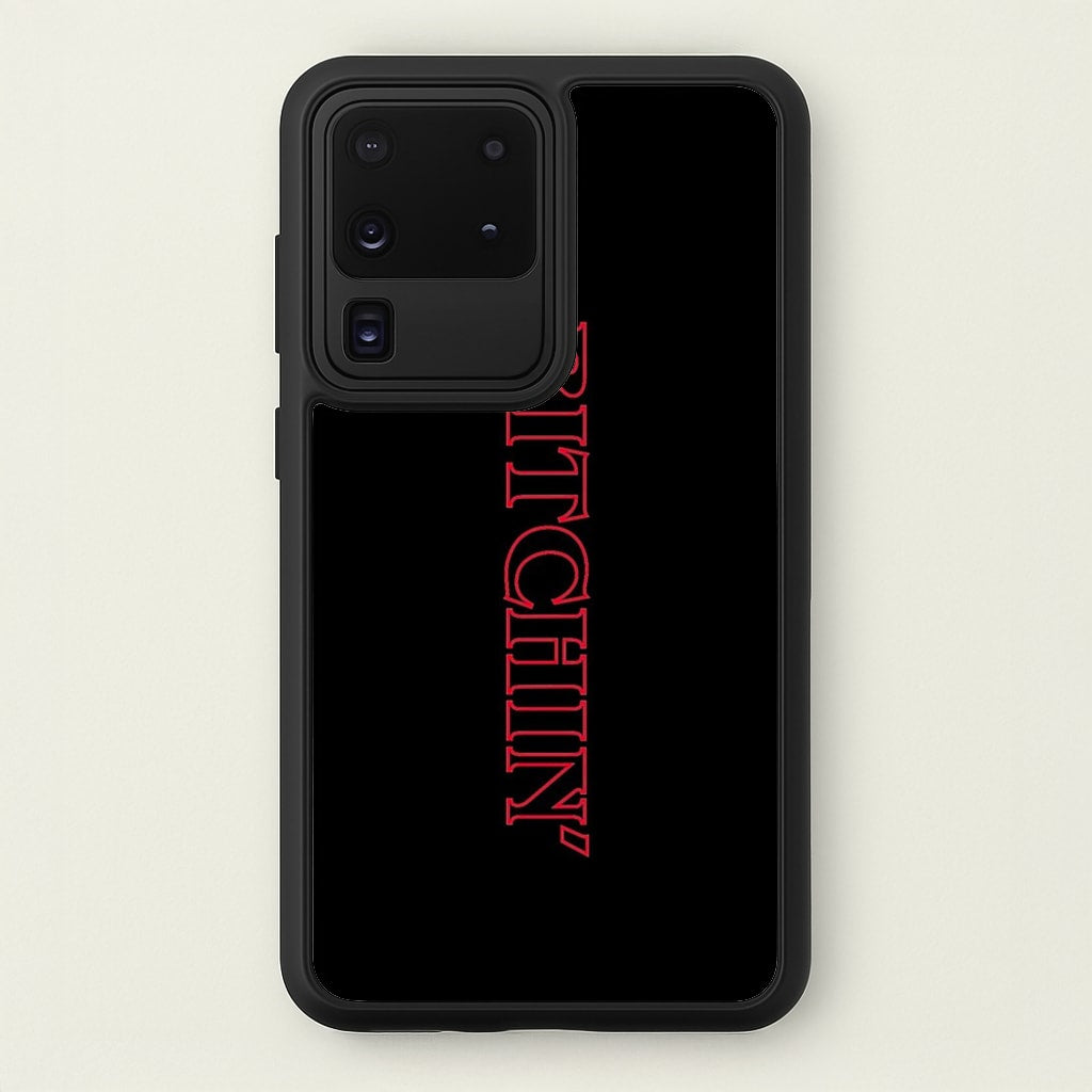 Stranger Bitchin' Logo - Stranger Things Phone Case for Galaxy S20 Ultra