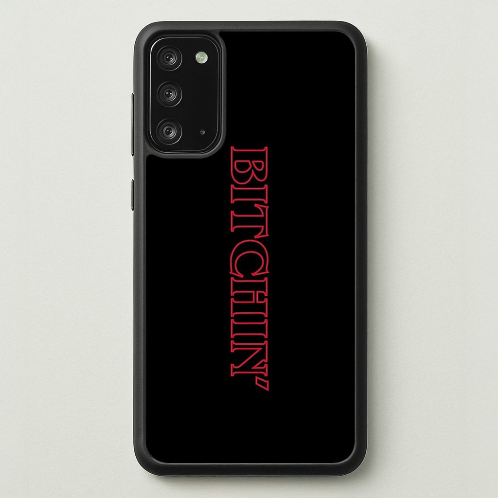 Stranger Bitchin' Logo - Stranger Things Phone Case for Galaxy Note 20
