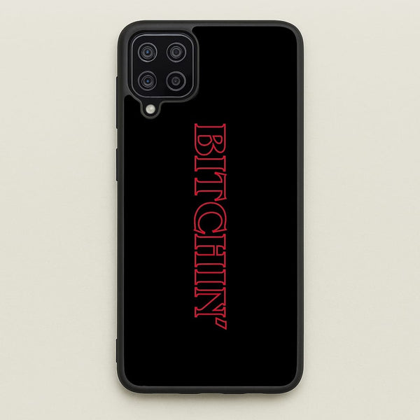 Stranger Bitchin' Logo - Stranger Things Phone Case for Galaxy A12