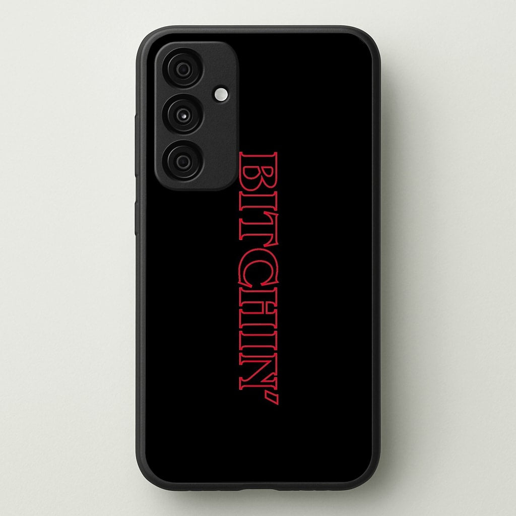 Stranger Bitchin' Logo - Stranger Things Phone Case for Galaxy A35