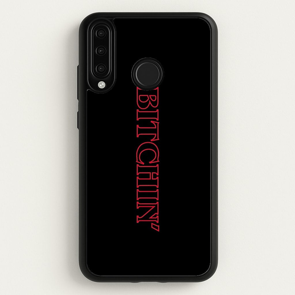 Stranger Bitchin' Logo - Stranger Things Phone Case for Huawei P30 Lite