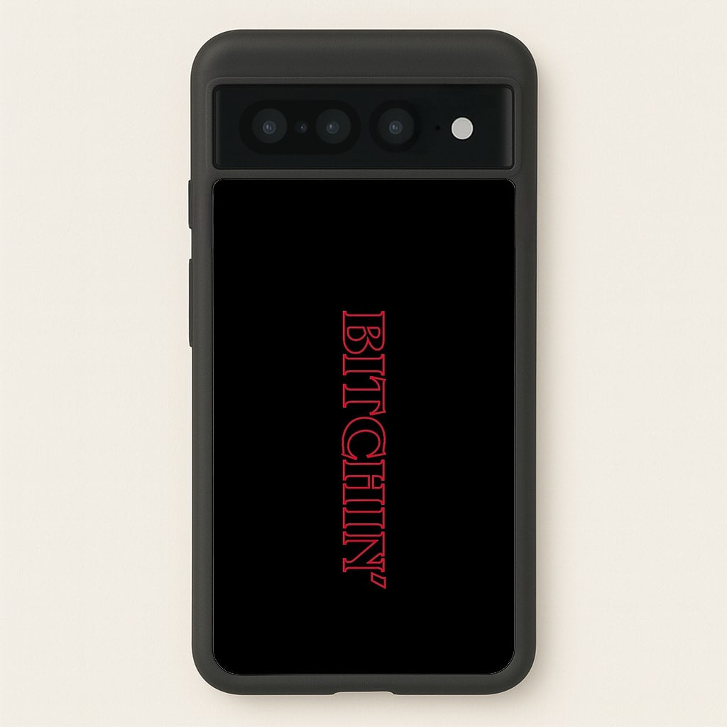 Stranger Bitchin' Logo - Stranger Things Phone Case for Google Pixel 7 Pro