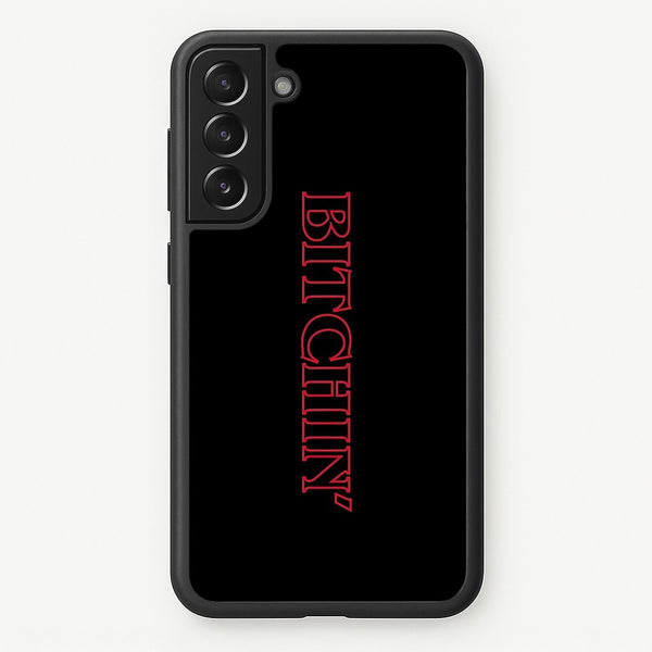 Stranger Bitchin' Logo - Stranger Things Phone Case for Galaxy S21FE