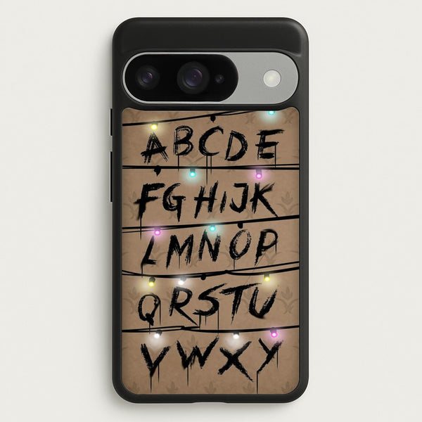 Stranger Alphabet Wall Phone Case for Google Pixel 10 / 10 Pro