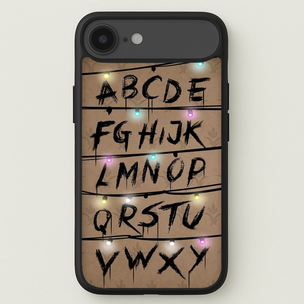 Stranger Alphabet Wall Phone Case for iPhone 17 Air