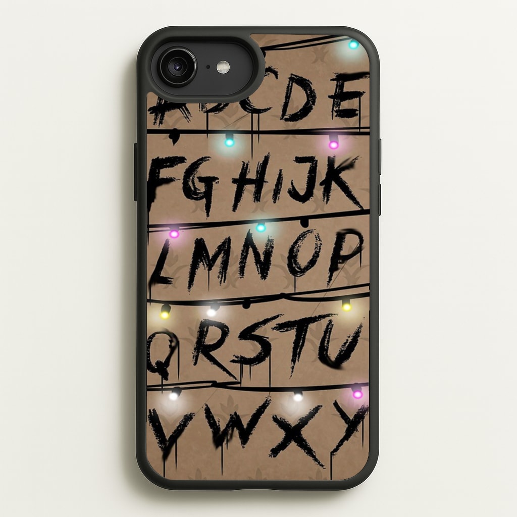 Stranger Alphabet Wall - Stranger Things Phone Case for iPhone 6 Plus / 7 Plus / 8 Plus