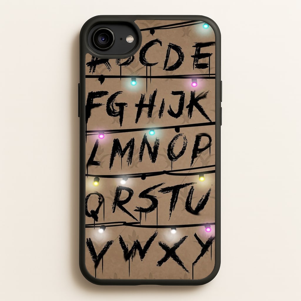 Stranger Alphabet Wall - Stranger Things Phone Case for iPhone 6 / 7 / 8 / SE