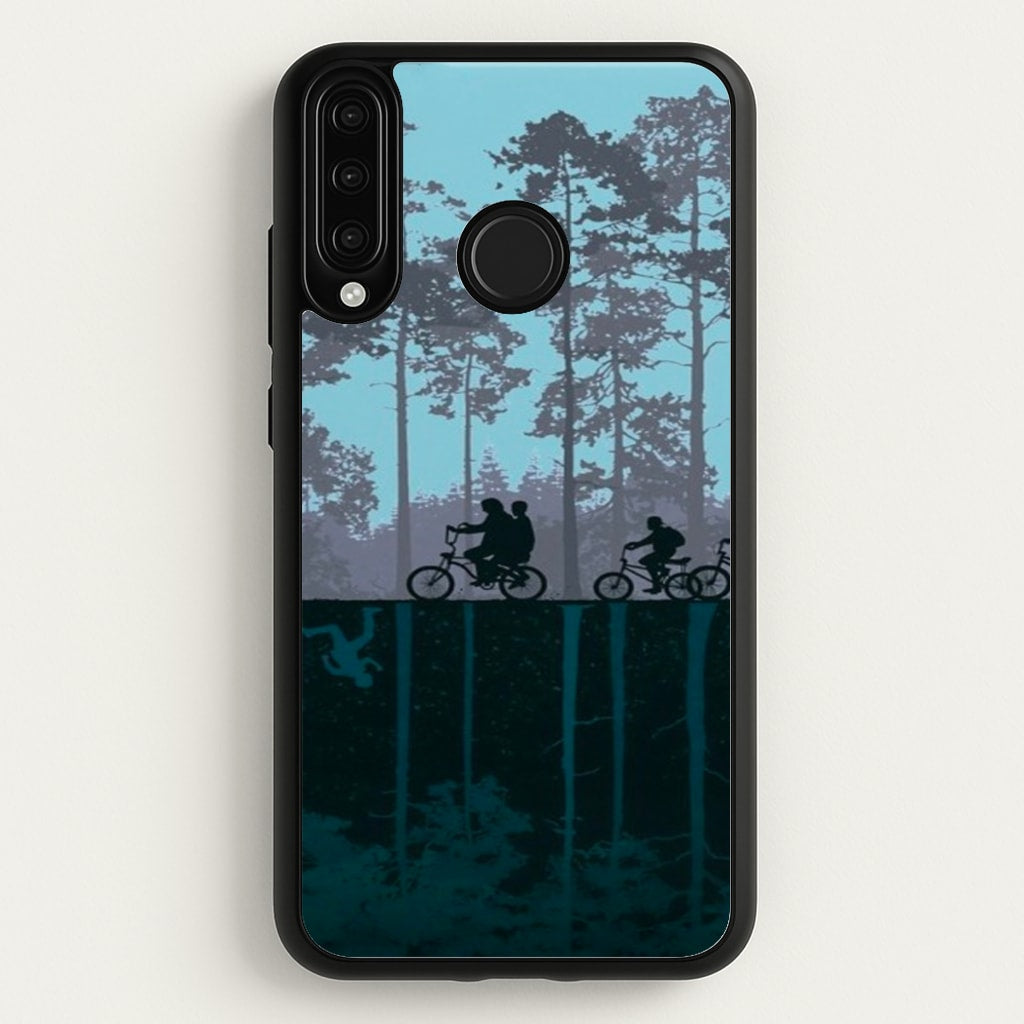 World of Upside Down - Stranger Things - Stranger Things Phone Case for Huawei P30 Lite