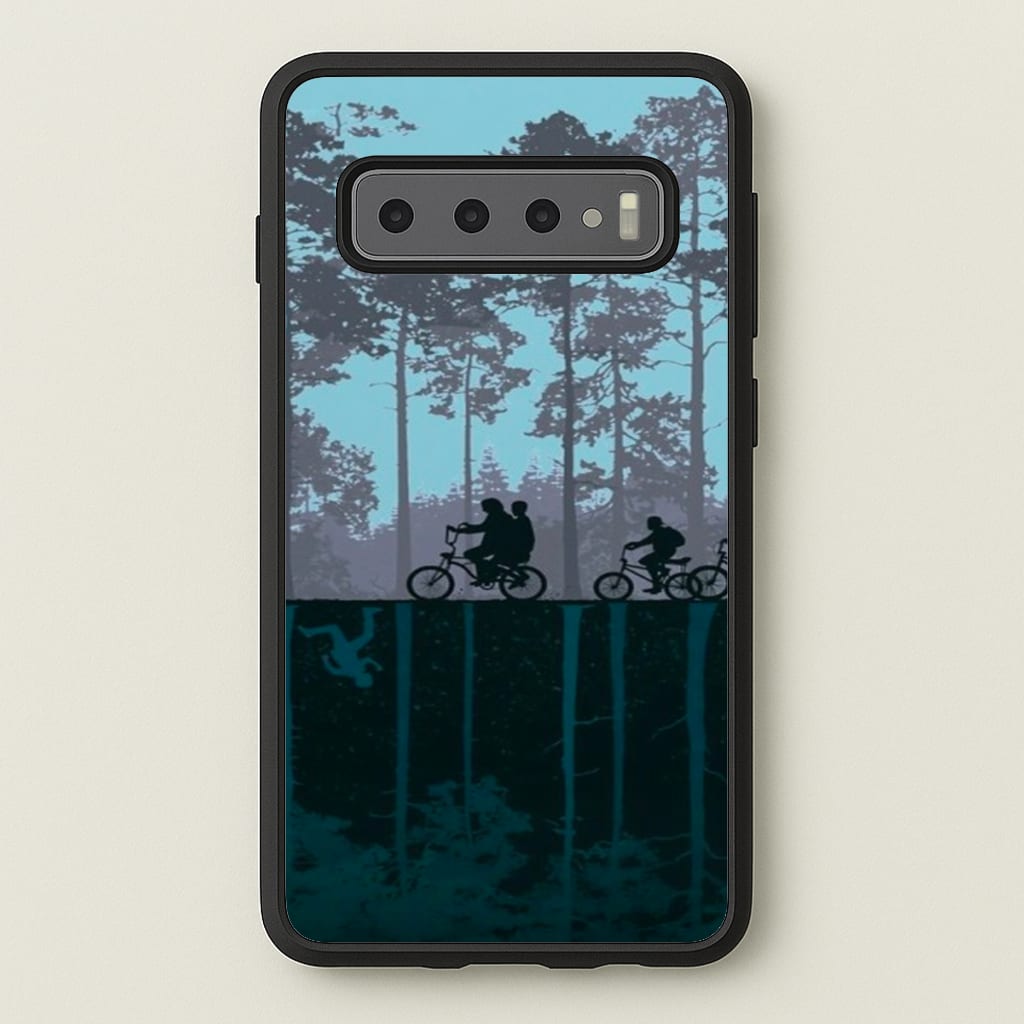 World of Upside Down - Stranger Things - Stranger Things Phone Case for Galaxy S10 Plus