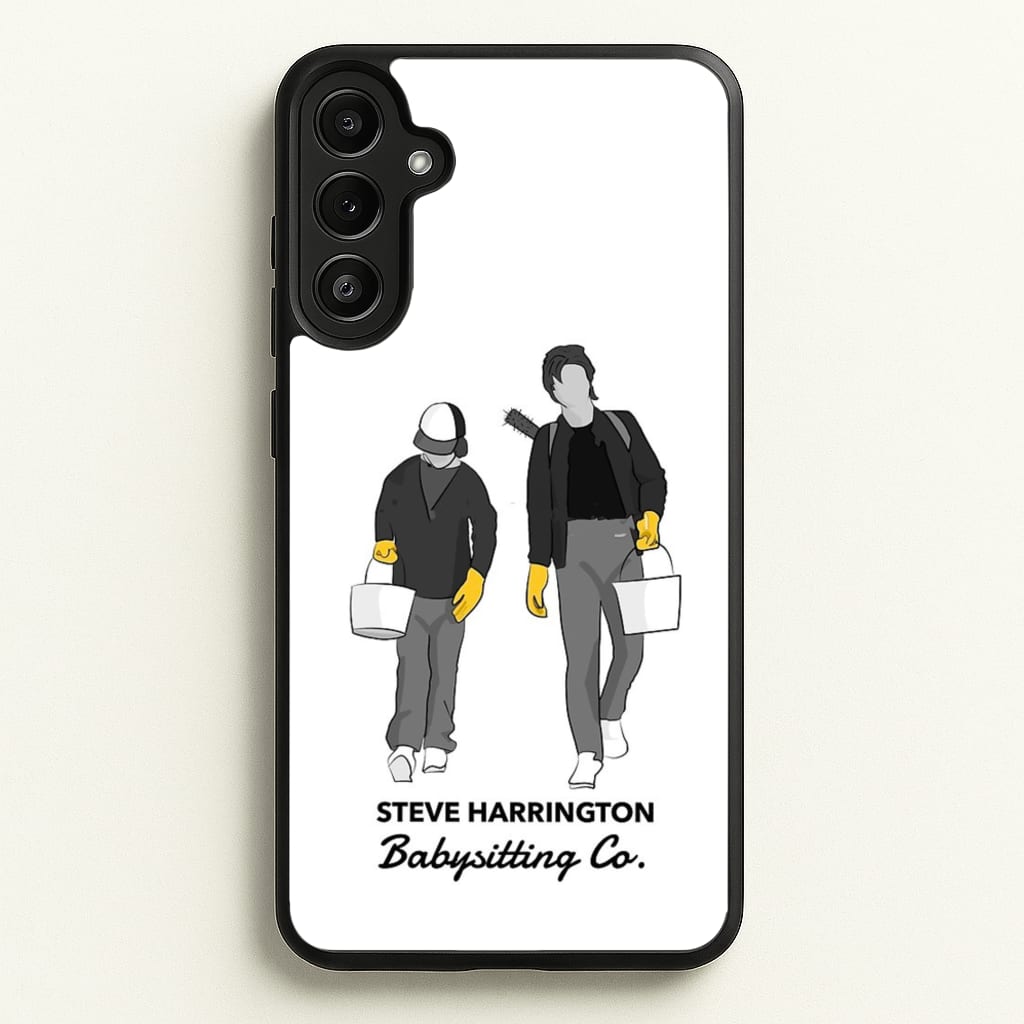 Steve Harrington Babysitting Co - Stranger Things Phone Case for Galaxy A34