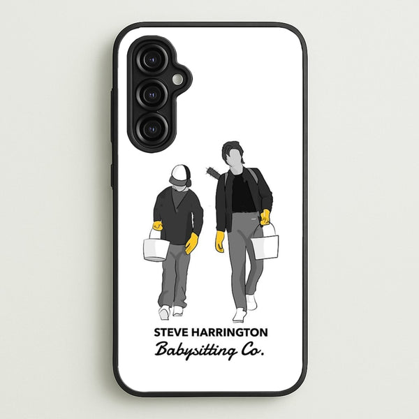Steve Harrington Babysitting Co - Stranger Things Phone Case for Galaxy A14