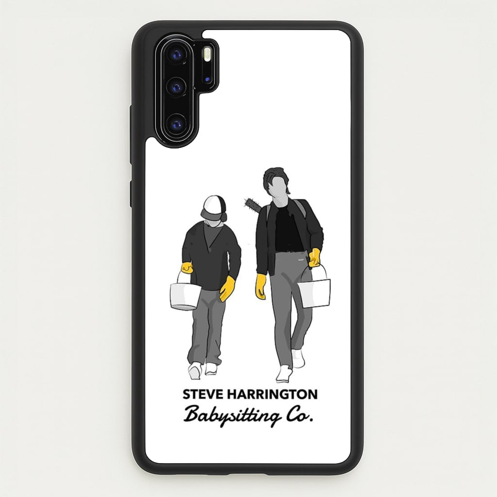 Steve Harrington Babysitting Co - Stranger Things Phone Case for Huawei P30 Pro