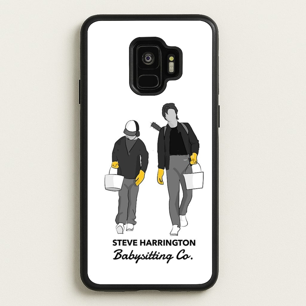 Steve Harrington Babysitting Co - Stranger Things Phone Case for Galaxy S9