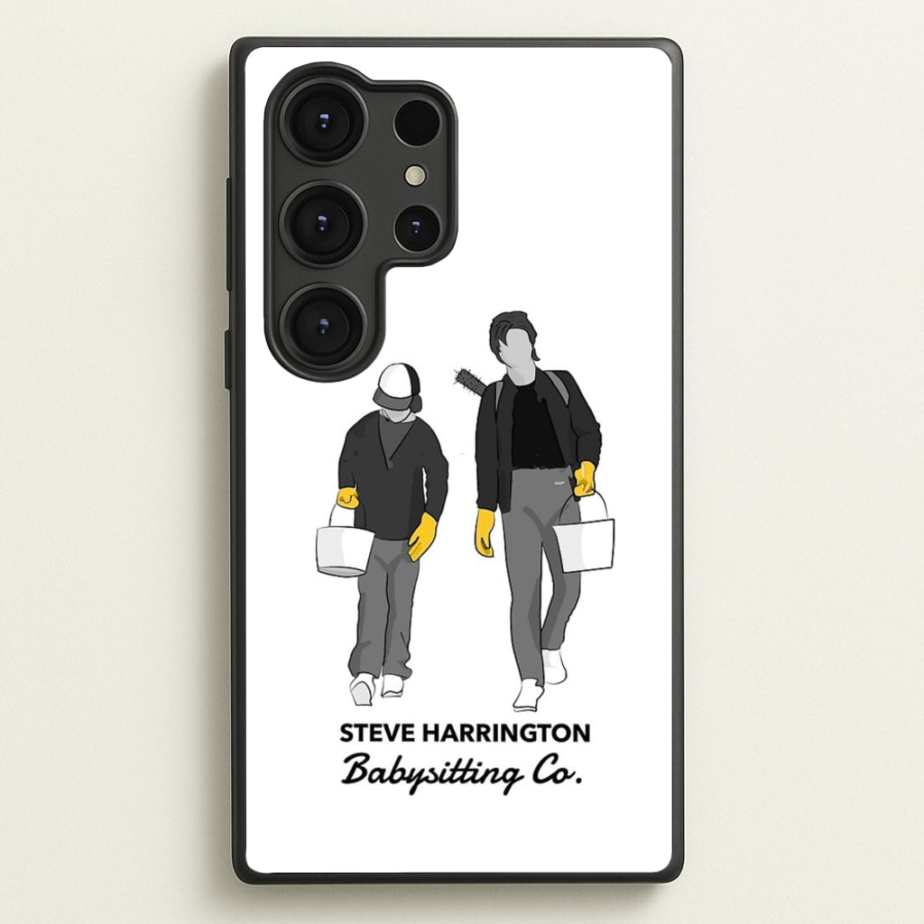 Steve Harrington Babysitting Co - Stranger Things Phone Case for Galaxy S25 Ultra