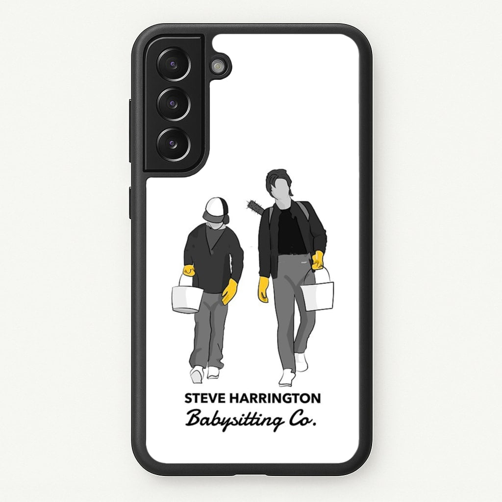 Steve Harrington Babysitting Co - Stranger Things Phone Case for Galaxy S21 Plus