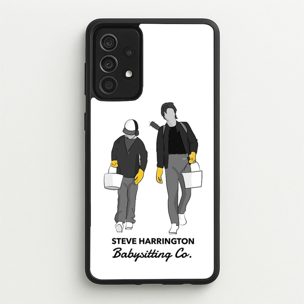 Steve Harrington Babysitting Co - Stranger Things Phone Case for Galaxy A52 / A52s