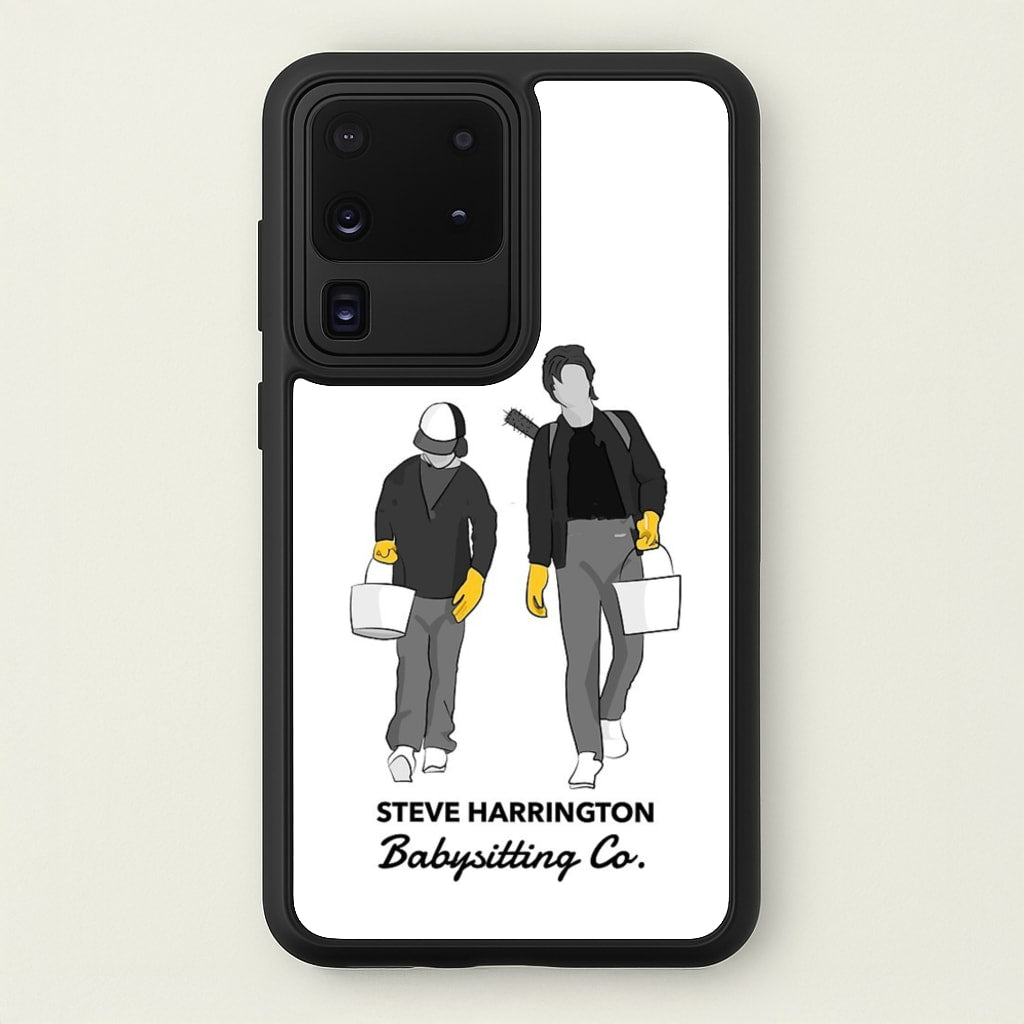 Steve Harrington Babysitting Co - Stranger Things Phone Case for Galaxy S20 Ultra