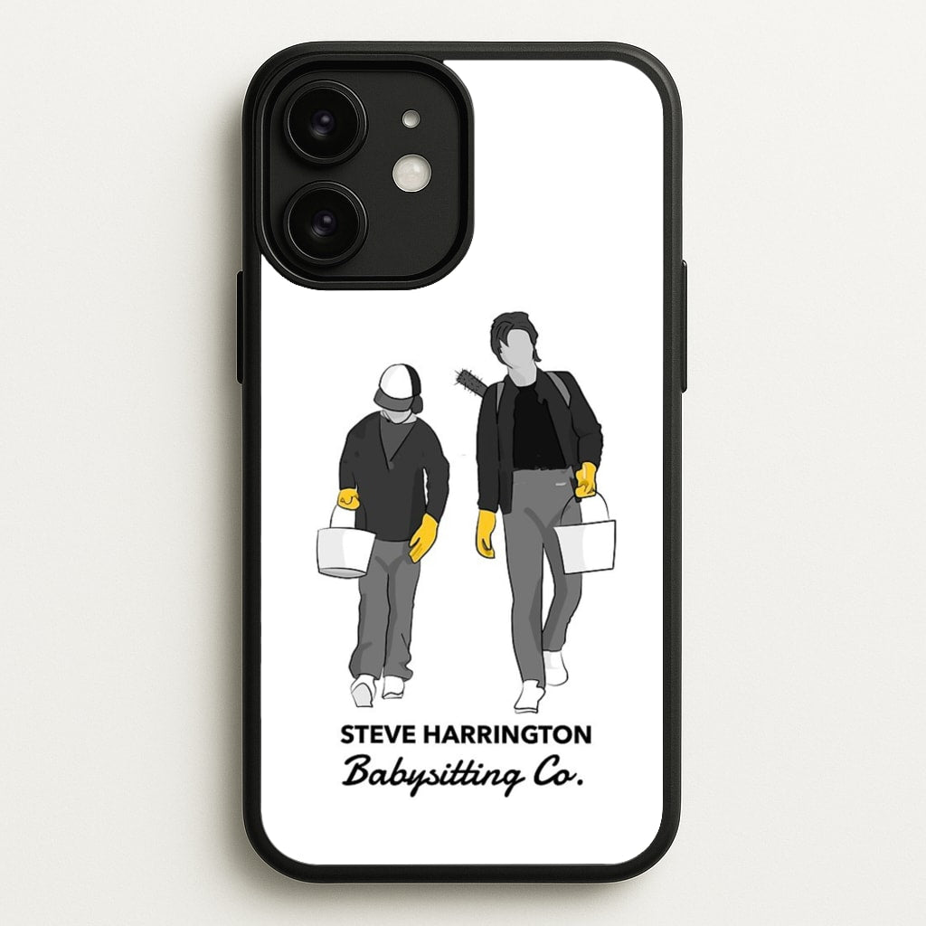 Steve Harrington Babysitting Co - Stranger Things Phone Case for iPhone 11