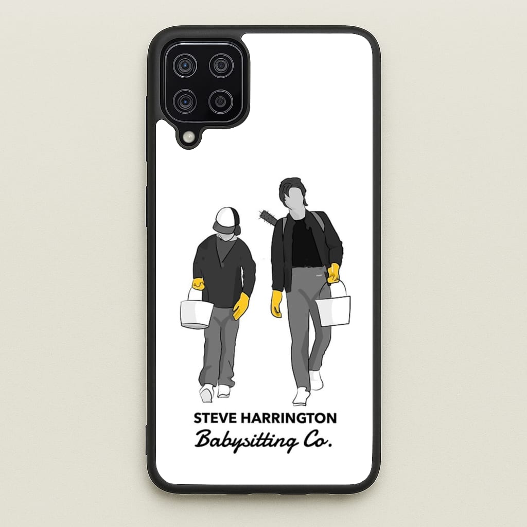 Steve Harrington Babysitting Co - Stranger Things Phone Case for Galaxy A12