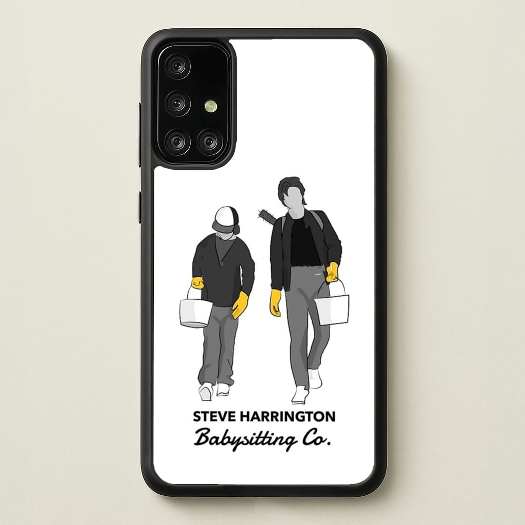 Steve Harrington Babysitting Co - Stranger Things Phone Case for Galaxy A71