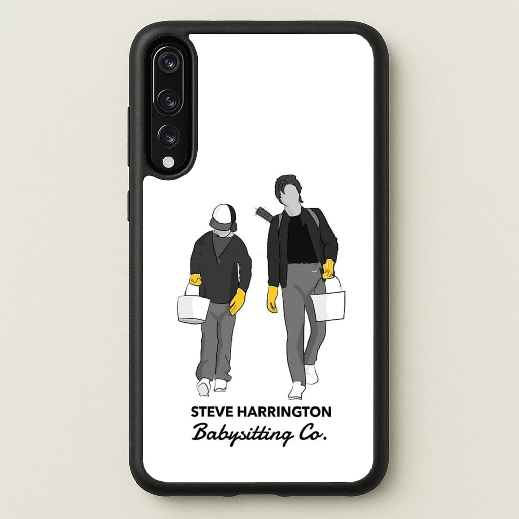 Steve Harrington Babysitting Co - Stranger Things Phone Case for Huawei P20 Pro