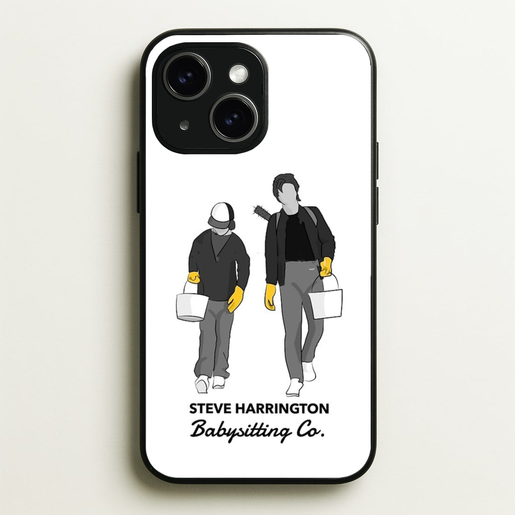 Steve Harrington Babysitting Co - Stranger Things Phone Case for iPhone 15