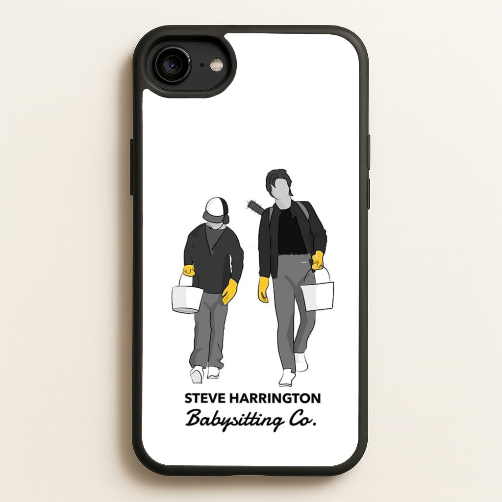 Steve Harrington Babysitting Co - Stranger Things Phone Case for iPhone 6 / 7 / 8 / SE