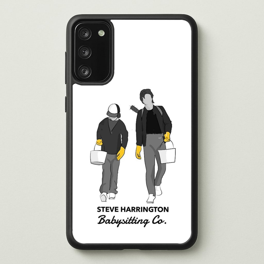 Steve Harrington Babysitting Co - Stranger Things Phone Case for Galaxy S20