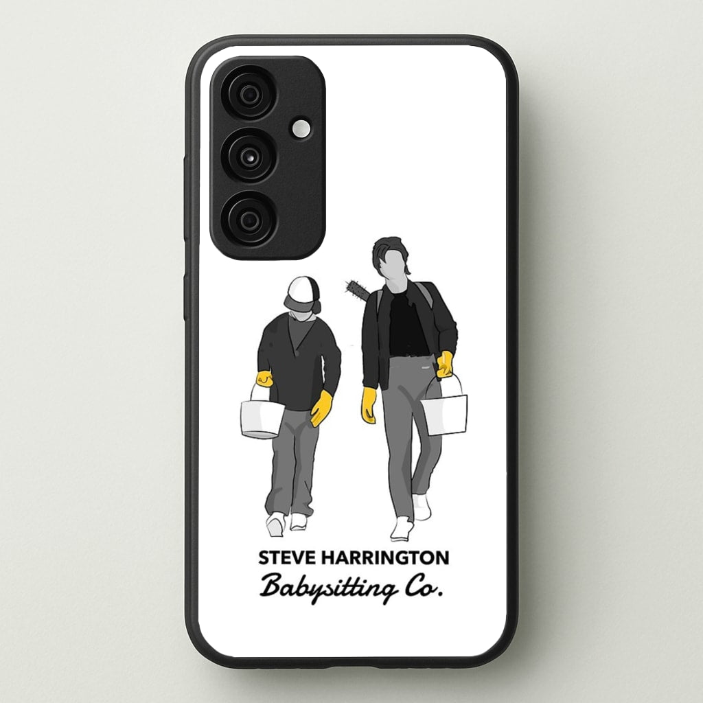 Steve Harrington Babysitting Co - Stranger Things Phone Case for Galaxy A15