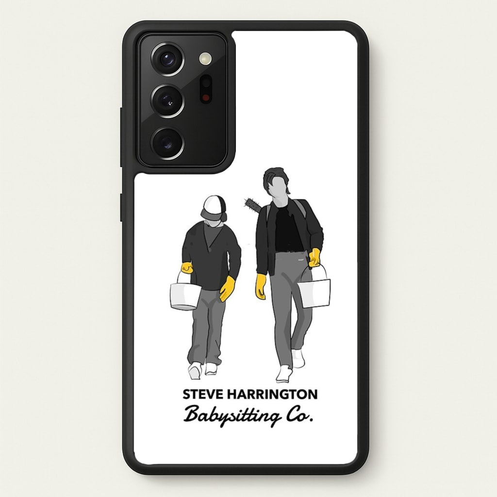 Steve Harrington Babysitting Co - Stranger Things Phone Case for Galaxy Note 20 Ultra