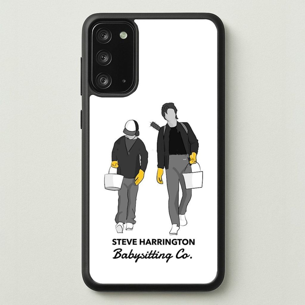 Steve Harrington Babysitting Co - Stranger Things Phone Case for Galaxy Note 20