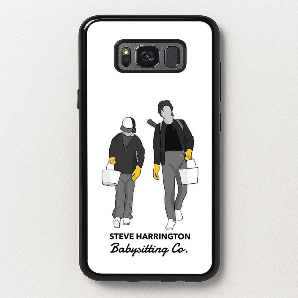 Steve Harrington Babysitting Co - Stranger Things Phone Case for Galaxy S8